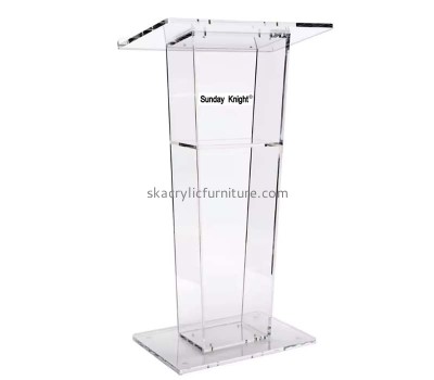Custom acrylic speaking pulpits for churches AP-1306