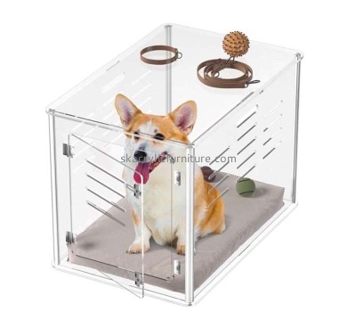 Custom wholesale acrylic dog crate furniture AB-132