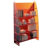 Custom wholesale acrylic 4 tiers bookshelf AT-949 Custom wholesale acrylic 4 tiers bookshelf AT-949