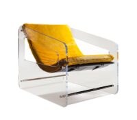 Lucite fruniture supplier custom acrylic leisure coffee chair AC-048 Lucite fruniture supplier custom acrylic leisure coffee chair AC-048