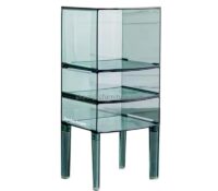 Custom wholesale acrylic side table with storage AT-1003 Custom wholesale acrylic side table with storage AT-1003
