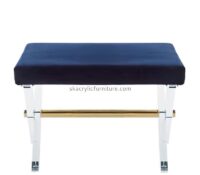 Custom wholesale acrylic cosmetic chair AC-136 Custom wholesale acrylic cosmetic chair AC-136