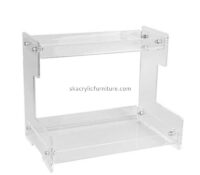 Custom wholesale acrylic 2 tiers dining side table AT-942 Custom wholesale acrylic 2 tiers dining side table AT-942