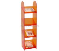 Custom wholesale acrylic 4 tiers book shelf AT-917 Custom wholesale acrylic 4 tiers book shelf AT-917