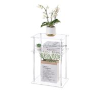 China acrylic manufacturer custom plexiglass 3-tier side table for living room AT-856 China acrylic manufacturer custom plexiglass 3-tier side table for living room AT-856