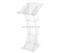 Plexiglass furniture manufacturer custom acrylic podium pulpit lectern AP-1258 Plexiglass furniture manufacturer custom acrylic podium pulpit lectern AP-1258