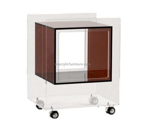 Acrylic supplier custom plexiglass sofa side table perspex bed side table AT-821
