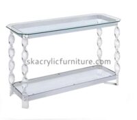 Lucite small end tables with storage AT-668