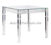 Custom square plexiglass coffee table AT-780