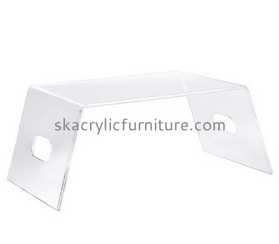 Custom acrylic bed table with handle holder AT-768