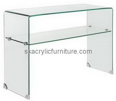 Acrylic side table with storage AT-699