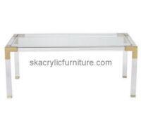 Customize plexiglass rectangle coffee table AT-595