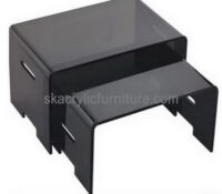 Bespoke black acrylic bed tray AT-233 Bespoke black acrylic bed tray AT-233