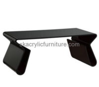 Bespoke acrylic cheap black coffee table AT-227