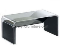 Customized acrylic coffee table black AT-219 Customized acrylic coffee table black AT-219