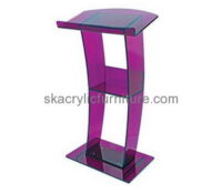 Acrylic furniture manufacturers custom perspex fabrication floor podium AP-1056 Acrylic furniture manufacturers custom perspex fabrication floor podium AP-1056
