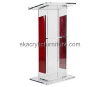 Acrylic items manufacturers custom acrylic fabrication modern podium AP-1042