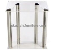 Perspex furniture suppliers customized clear plexiglass lectern furniture AP-646 Perspex furniture suppliers customized clear plexiglass lectern furniture AP-646