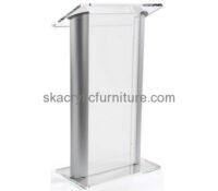 Acrylic furniture manufacturers customize acrylic computer podium modern furniture AP-369 Acrylic furniture manufacturers customize acrylic computer podium modern furniture AP-369