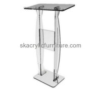Acrylic furniture manufacturers customize white acrylic modern church pulpits furniture AP-355 Acrylic furniture manufacturers customize white acrylic modern church pulpits furniture AP-355