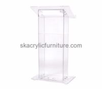 Custom acrylic contemporary church restaurant lecterns and podiums for sale AP-263