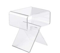 Custom acrylic nightstand side table
