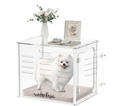 Wholesale custom acrylic dog house with door