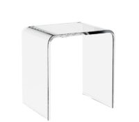 Wholesale custom acrylic living room waterfall side table