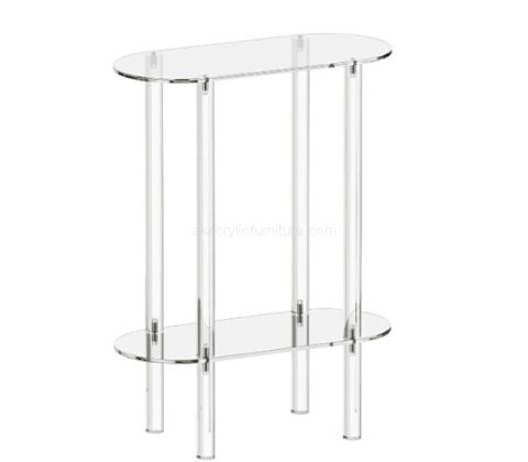 Wholesale custom acrylic narrow side table for small spaces