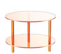 Wholesale custom acrylic round living room coffee table