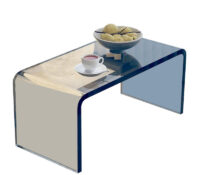 Wholesale custom acrylic waterfall coffee side table