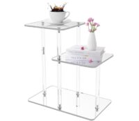 Wholesale custom plexiglass sofa side coffee table AT-1150 Wholesale custom plexiglass sofa side coffee table