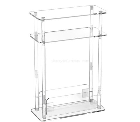 Wholesale custom acrylic 3 tiers narrow side table