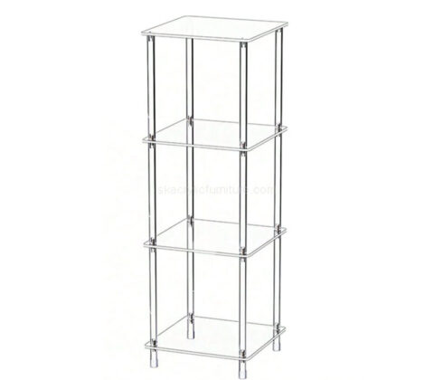 Wholesale custom acrylic 4-tier square side table