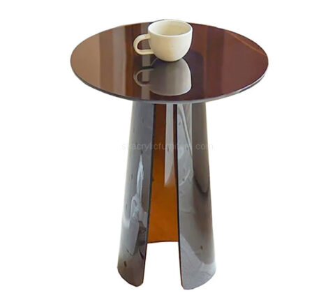 Wholesale custom acrylic small round coffee table