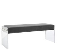 Custom wholesale acrylic nordic restaurant bench