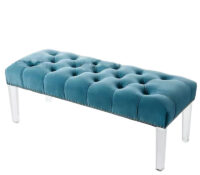 Custom wholesale acrylic household shoe bench AC-157 Custom wholesale acrylic household shoe bench