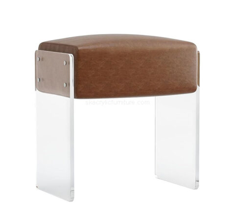 Custom wholesale acrylic makeup room stool