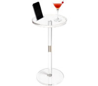 Wholesale custom acrylic multi-use modern accent table AT-1168 Wholesale custom acrylic multi-use modern accent table