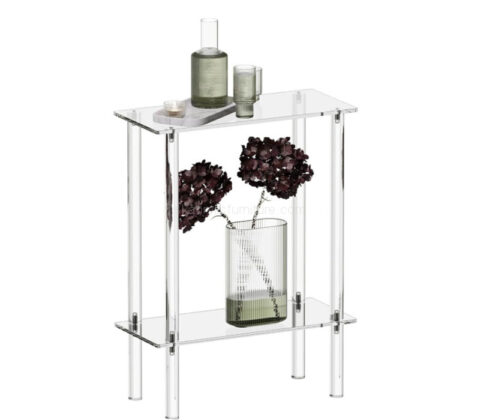 Wholesale custom acrylic 2-tier multi-use side table