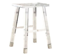 Custom wholesale acrylic high stool