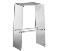 Custom wholesale acrylic U shape high stool