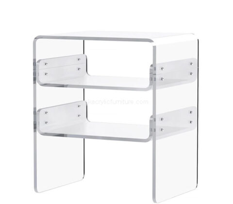 Custom acrylic 3-tier nightstand