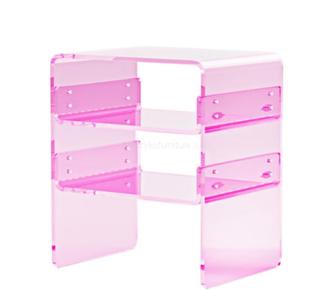 Custom acrylic 3-tier living room side table