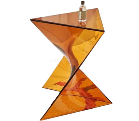 Custom acrylic unique sofa side table