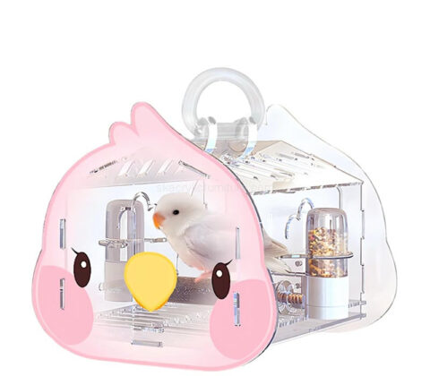 Custom acrylic goldfinches carrier