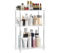 Custom acrylic multi-functional 3 tiers organizer
