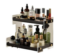 Custom acrylic bedroom makeup standing holder AT-1211 Custom acrylic bedroom makeup standing holder
