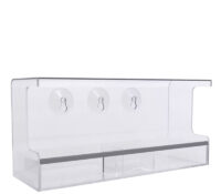 Custom acrylic hanging outdoor window wild bird feeder