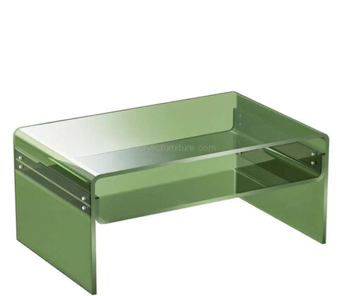 Custom acrylic coffee table for living room